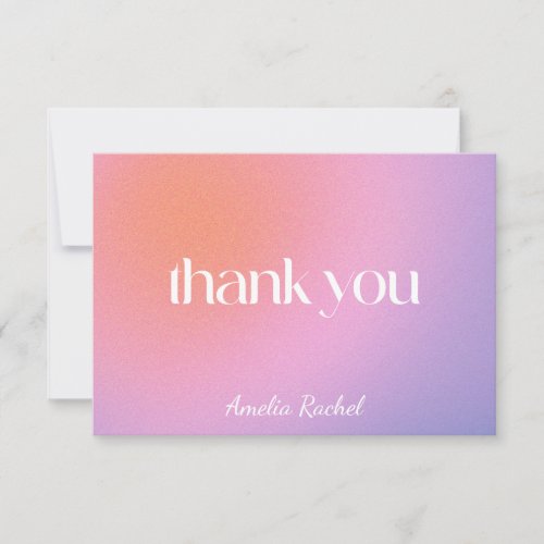 Cool Trendy Gradient Purple Bat Mitzvah Custom