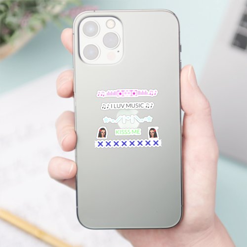 Cool Trendy iPhone Stickers For Back of Phone