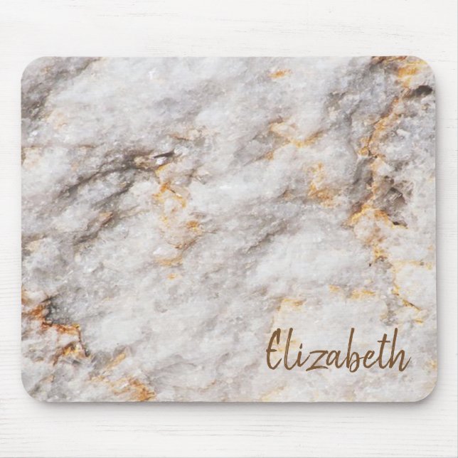 Cool Trendy, Marble Granite Stone Mouse Pad (Front)