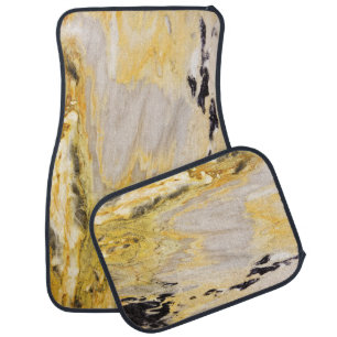 Cool Trendy Marble Stone Pattern Car Floor Mat