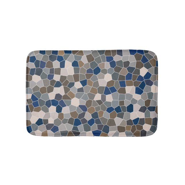 Cool Trendy Modern Pattern Bath Mat (Front)