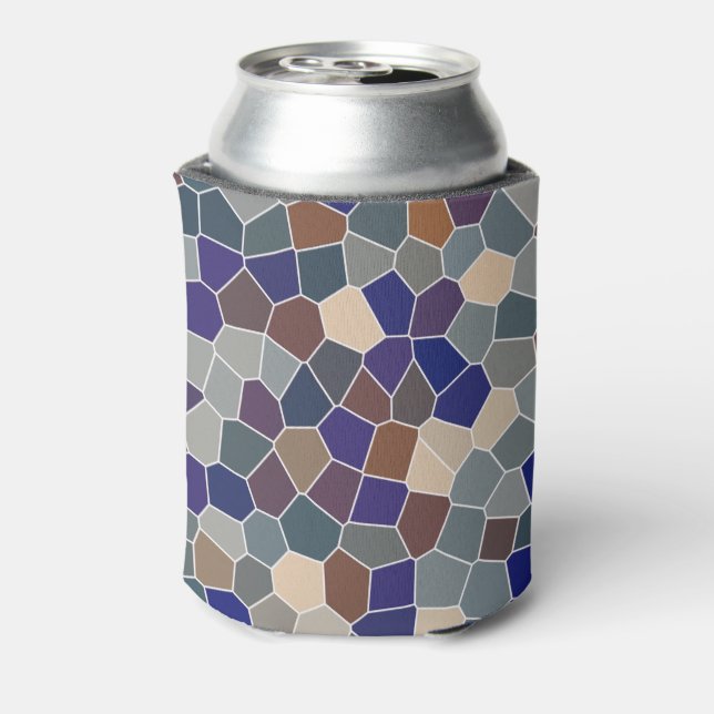 Cool Trendy Modern Pattern  Can Cooler (Can Back)