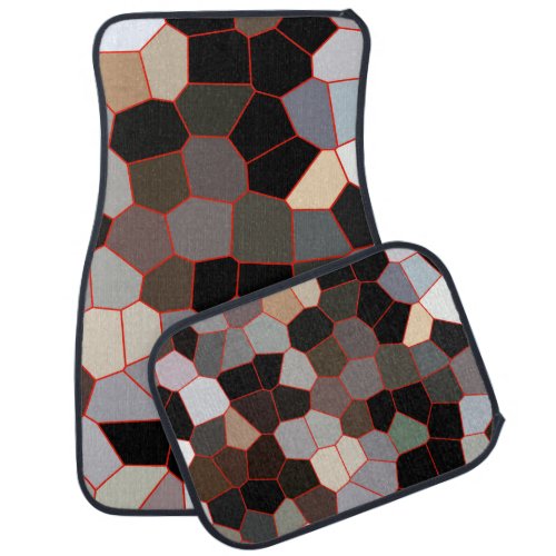 Cool Trendy Modern Pattern Car Floor Mat