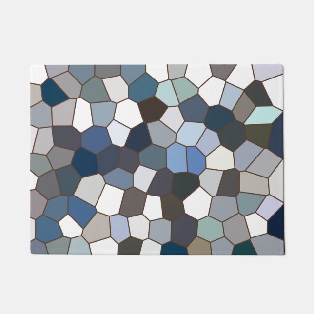 Cool Trendy Modern Pattern Doormat (Front)