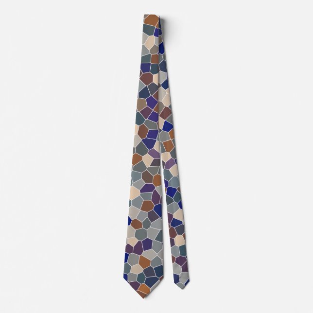 Cool Trendy Modern Pattern    Neck Tie (Front)