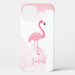 Cool Trendy Pink Flamingo Case-Mate iPhone Case
