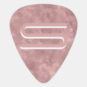 Cool Trendy Purple Haze Monogrammed Custom Guitar Pick