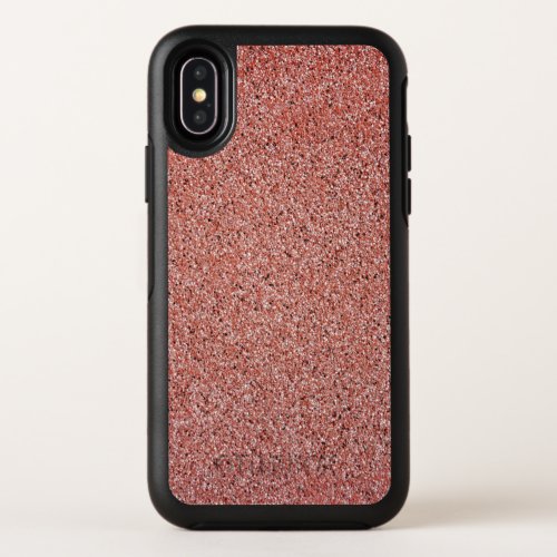 Cool Trendy Red Stone  Marble Texture OtterBox Symmetry iPhone XS Case