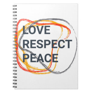 Cool, trendy, urban graphic design of a saying notebook