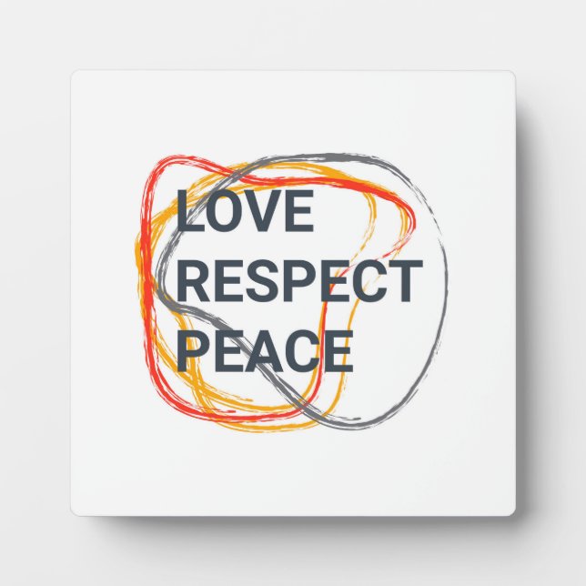 Cool, trendy, urban graphic design of a saying plaque (Front)