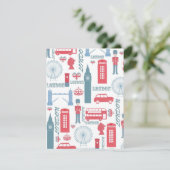 Cool trendy vintage London landmark illustrations (Standing Front)