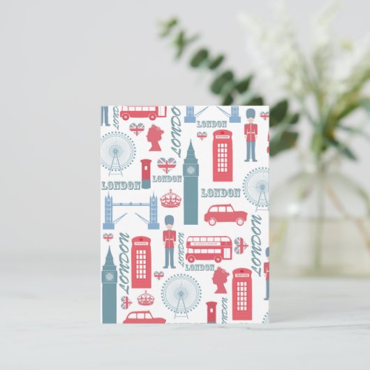 Cool trendy vintage London landmark illustrations (Standing Front)