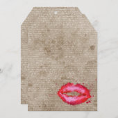 Cool trendy vintage watercolours lips splatters (Front/Back)