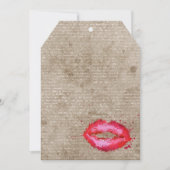 Cool trendy vintage watercolours lips splatters (Front)