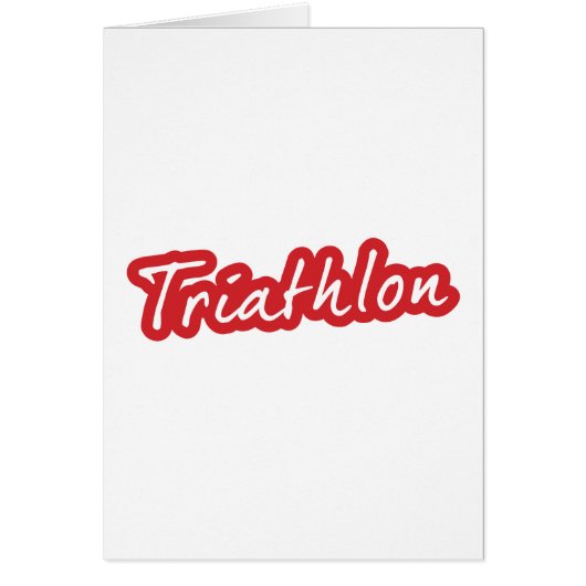 Cool Triathlon design Cards (Front)