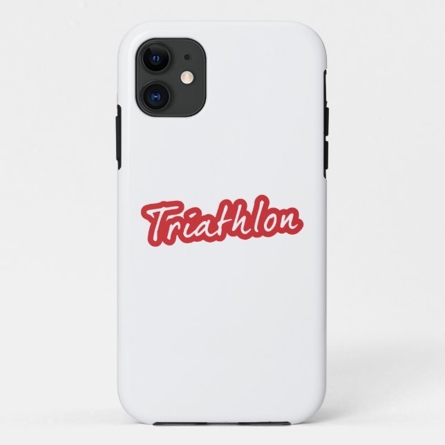 Cool Triathlon design Case-Mate iPhone Case (Back)