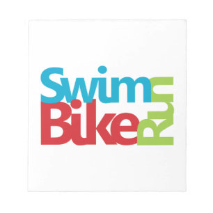 Cool Triathlon design Notepad