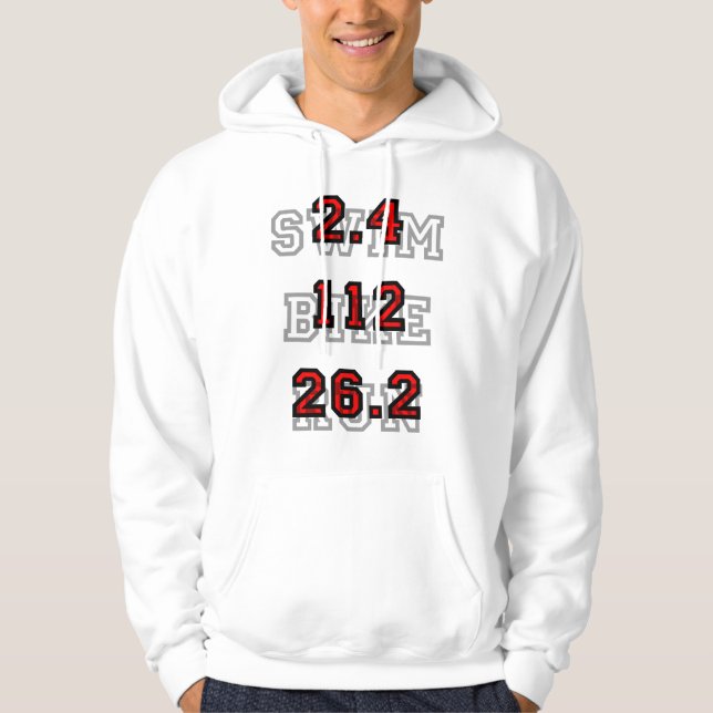 Cool triathlon hoodie (Front)