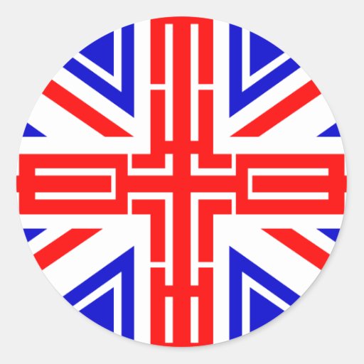 Cool Tribal tattoo British flag Sticker | Zazzle