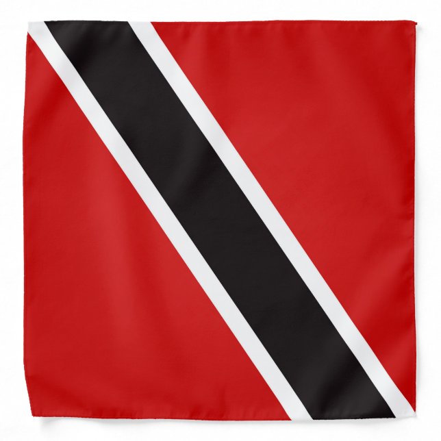 Cool Trinidad And Tobago Flag Fashion Bandana (Front)