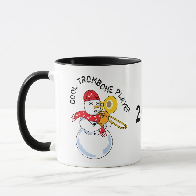Cool Trombone Player Mug (Left)