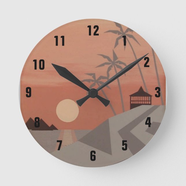 COOL TROPICS clock (Front)