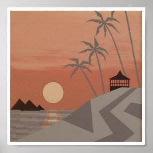 COOL TROPICS print (8"x8")