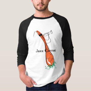 Cool trumpet-playing sunglass wearing carrot T-Shirt