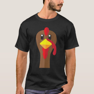 Cool Turkey Face - Great Family Present On Turkey T-Shirt