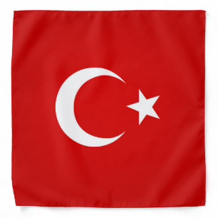Cool Turkey Flag Fashion Bandana