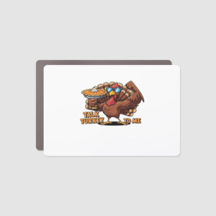 Cool Turkey Thanksgiving Funny Classic T-Shirt_1.p Car Magnet