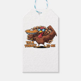 Cool Turkey Thanksgiving Funny Classic T-Shirt_1.p Gift Tags