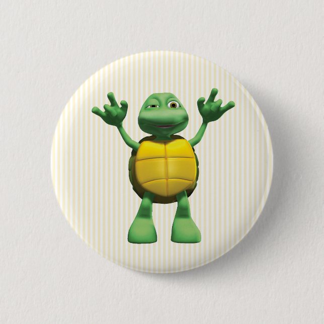 Cool Turtle Button (Front)