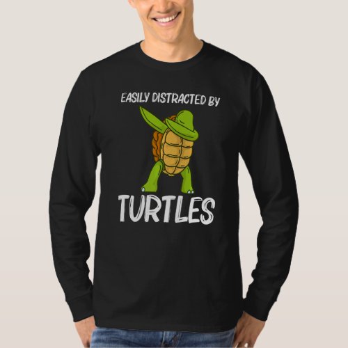 Cool Turtle For Men Women Dabbing Sea Tortoise She T_Shirt