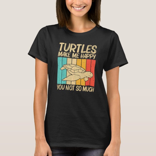 Cool Turtle For Men Women Sea Turtle Aquatic Anima T-Shirt (Front)