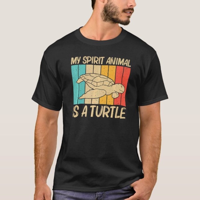 Cool Turtle For Men Women Sea Turtle Aquatic Anima T-Shirt (Front)