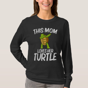 Cool Turtle For Mom Mama Dabbing Sea Tortoise Shel T-Shirt