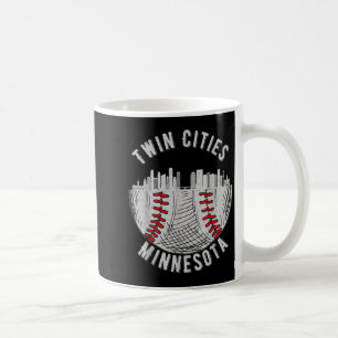 Cool Twin Cities Minnesota Mn Baseball Skyline St Coffee Mug