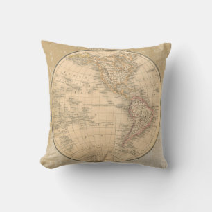 Cool Two Sided Antique Map Pillow from Scarebaby