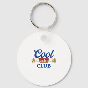 Cool Uncles Club Best Uncle Ever Funny Pocket Fath Keychain