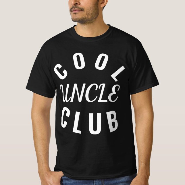 Cool Uncles Club Funny Family T-Shirt Gift (Front)