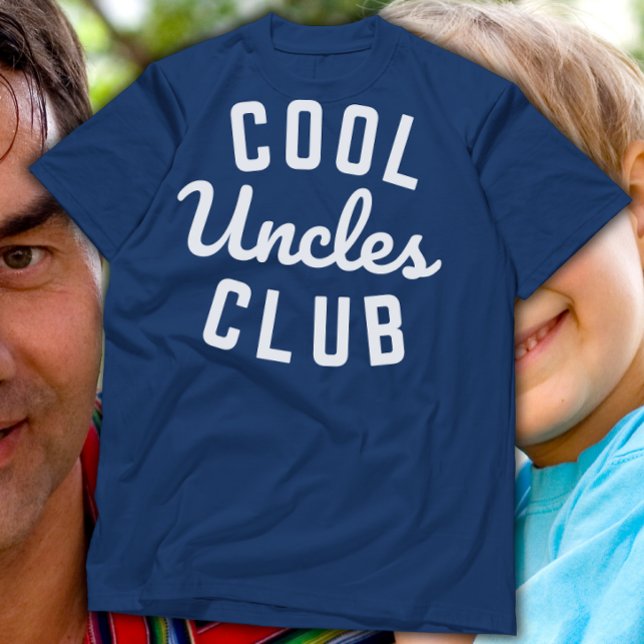 Cool Uncles Club Funny Uncle Birthday Gift for Him T-Shirt (Creator Uploaded)