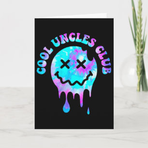 Cool Uncles Club Groovy Uncle 2 Sided Mens Fathers Card