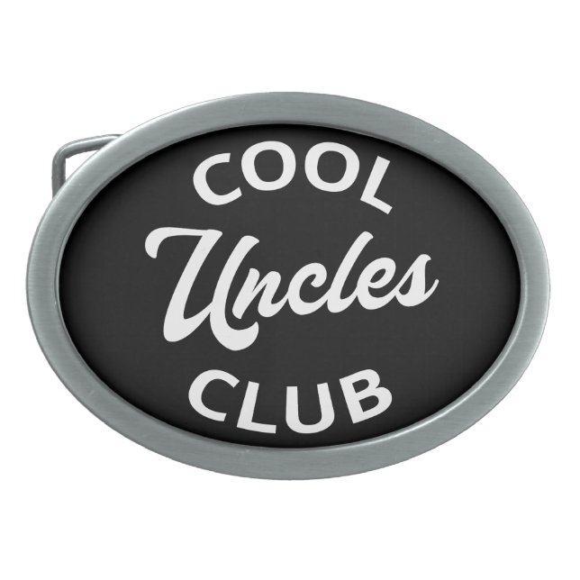 Cool Uncles Club I Belt Buckle (Front)