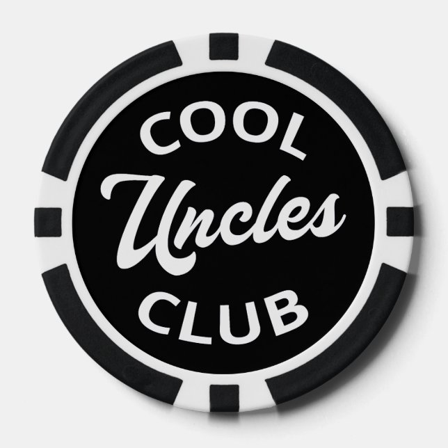 Cool Uncles Club I Poker Chips (Front)