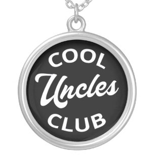 Cool Uncles Club I Silver Plated Necklace