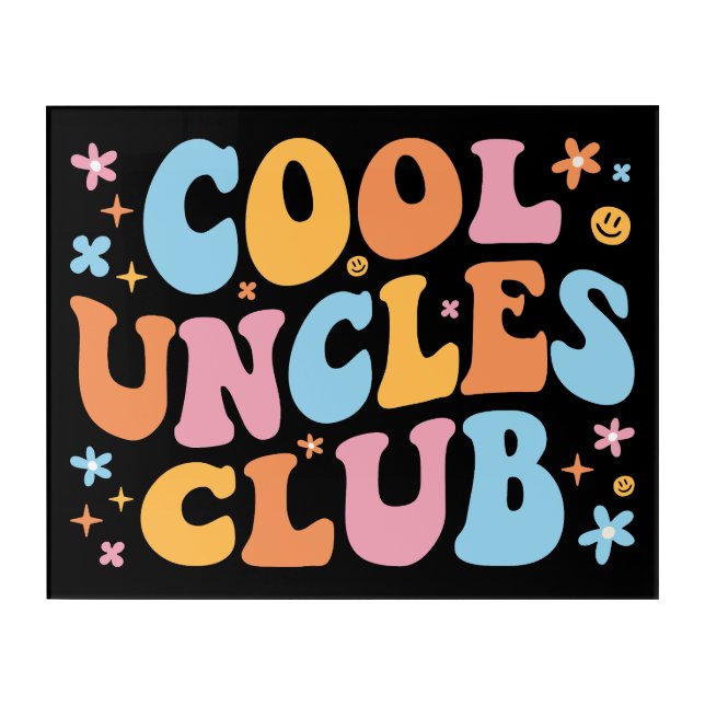 Cool Uncles Club III Acrylic Print (Front)