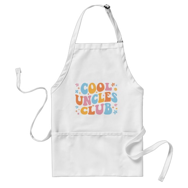 Cool Uncles Club III Adult Apron (Front)