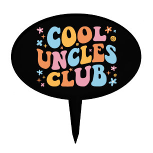 Cool Uncles Club III Cake Topper