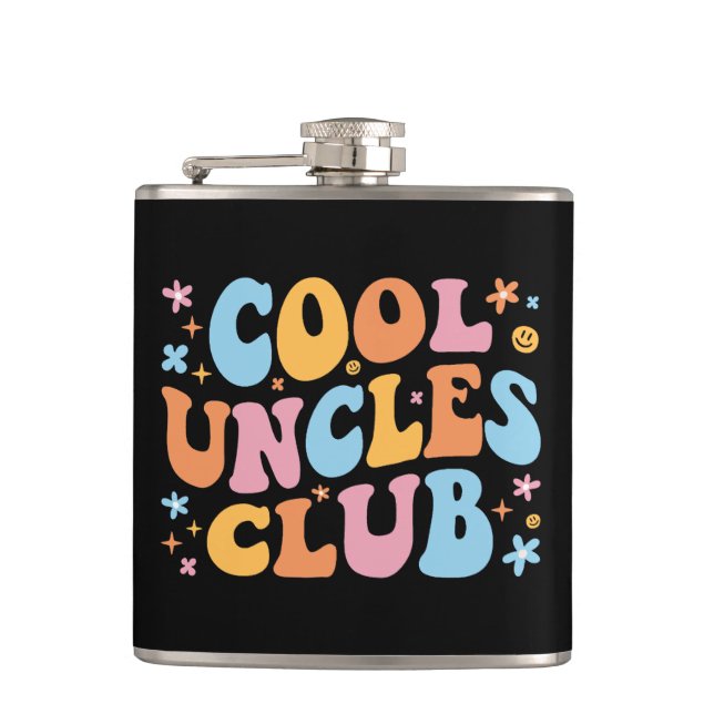 Cool Uncles Club III Flask (Front)